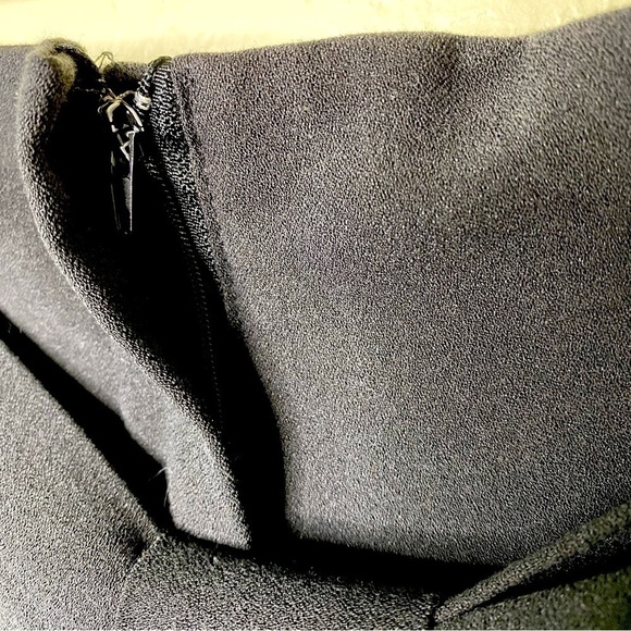 Boohoo Black Tie Ankle Belted Career Pants Size 6 - Picture 9 of 11